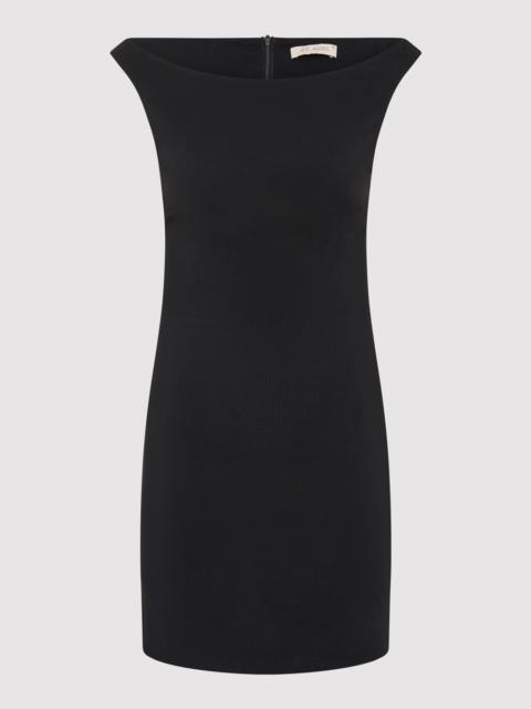 ST. AGNI Slim Bateau Mini Dress - Black
