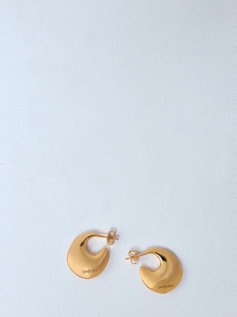 【SAINT LAURENT】teardrop hoop earrings フープ ピアス SAINT LAURENT】teardrop hoop earrings フープ ピアス (Saint