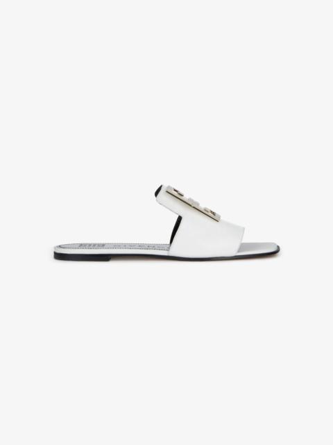Givenchy 4G sandals in grained leather