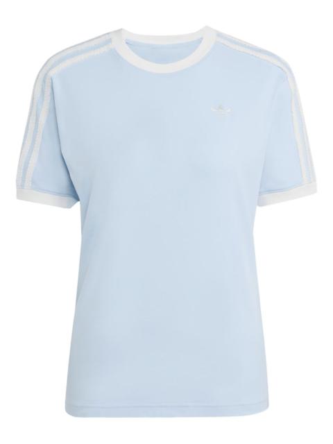 adidas Ruffle three-stripes T-shirt