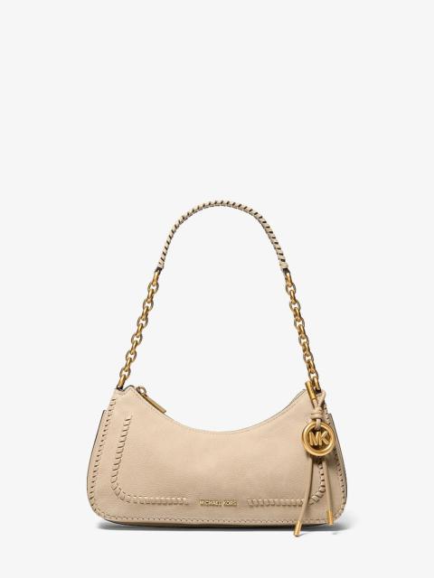 MICHAEL KORS Nolita Medium Pebbled Leather Chain Pochette