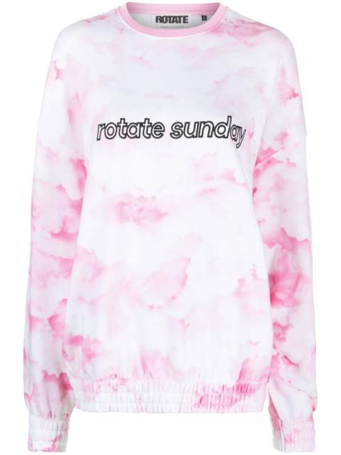 ROTATE Sunday tie-dye sweatshirt