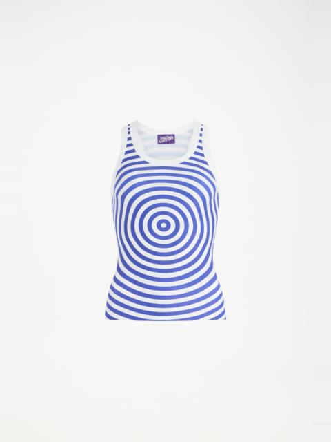 Jean Paul Gaultier THE BLUE TARGET TANK TOP