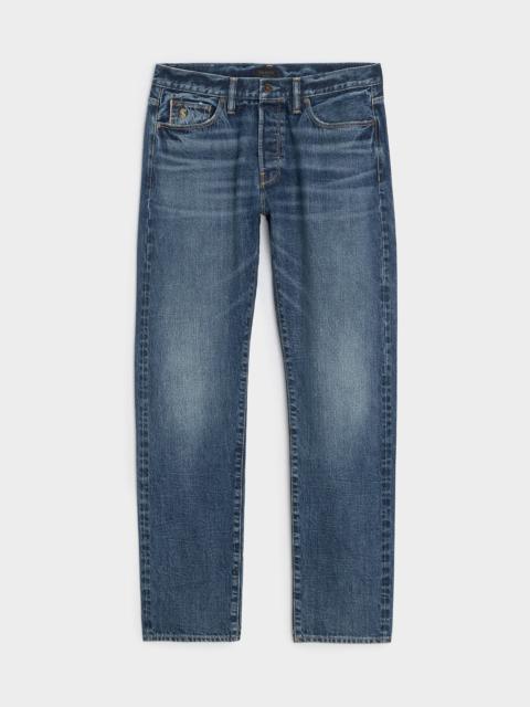 TODD SNYDER Slim Selvedge Jean in Dark Indigo