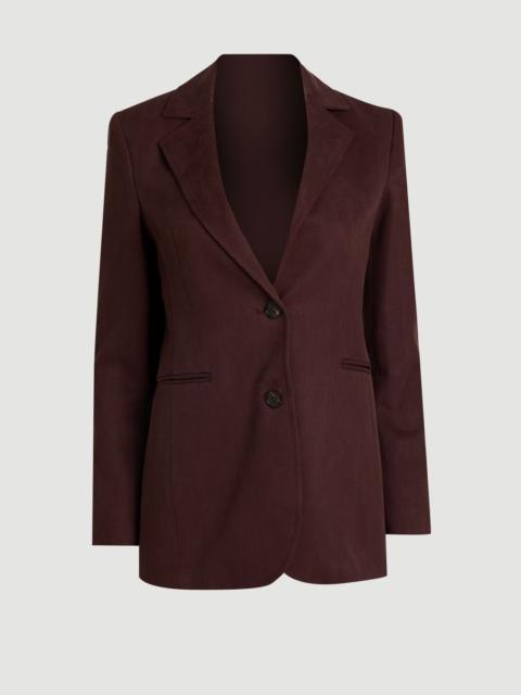 KAREN MILLEN Tencel Blend Tailored Single Breasted Blazer