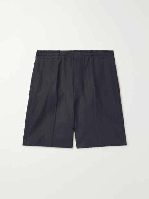 ZEGNA Straight-Leg Linen Shorts