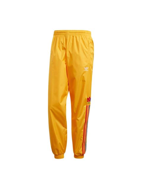 adidas originals 3D TF Turf 3 STEP TP Casual Bundle Feet Sports Pants Yellow GE0845