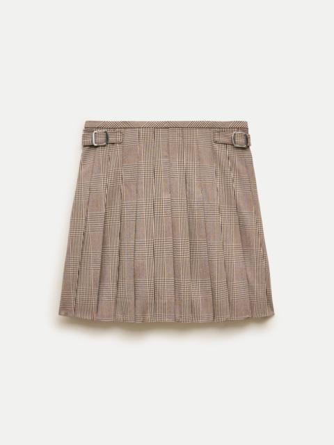 J.CREW Ivy mini skirt in houndstooth Gramercy suiting