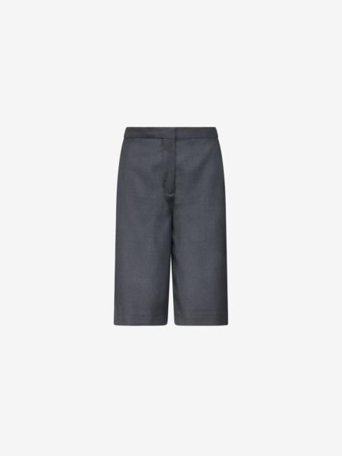 Loulou de Saison Loulou de Saison Robi Tailored Bermuda - Anthracite Melange