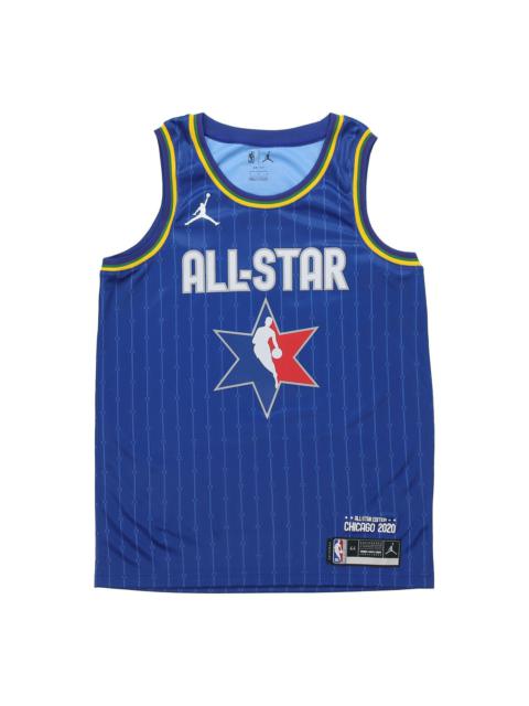 Nike Nike NBA 2020 All-Star Rookies SW Fan Edition Chicago Davis No. 3 Blue CJ1059-497