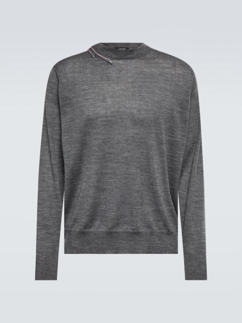 UNDERCOVER Embellished wool sweater