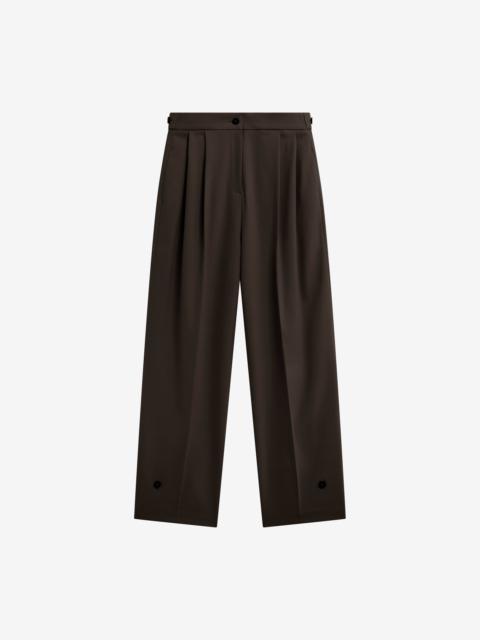 The Frankie Shop Doyer Pleated Trousers - Brown
