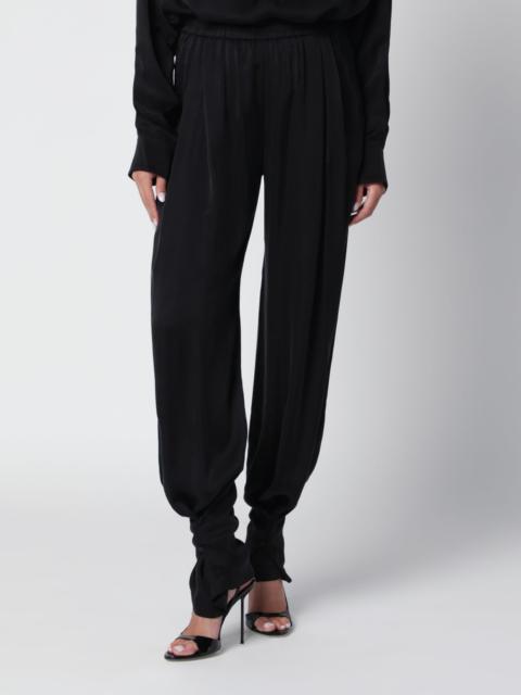 THE ANDAMANE Renee black cupro trousers