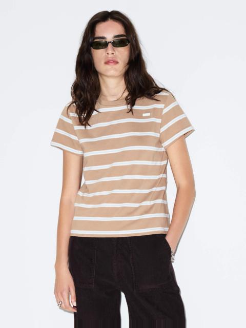 RE/DONE Classic Tee - Khaki Stripe