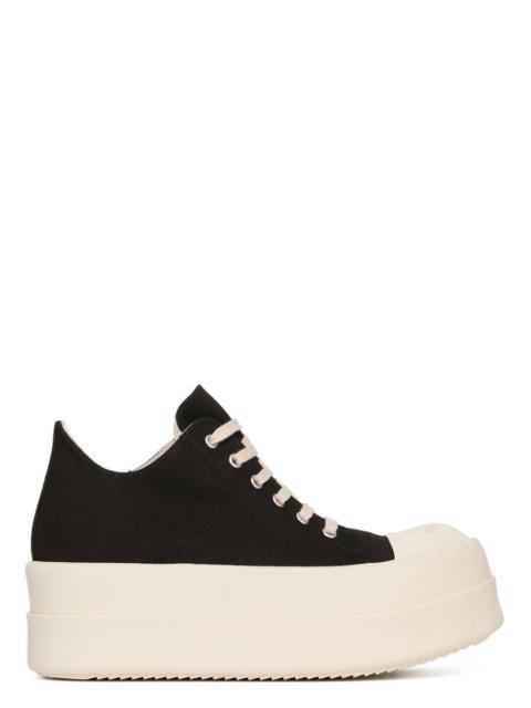 Rick Owens DRKSHDW Black Hollywood Double Bumper Low Sneaks Sneakers