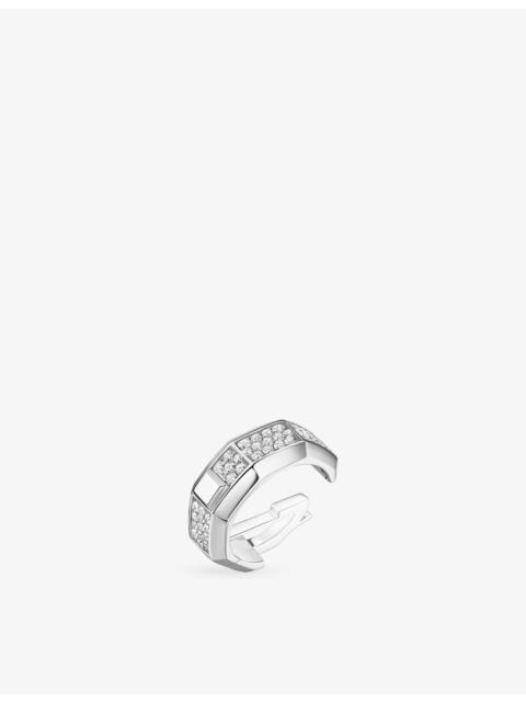 MESSIKA Moderniste Medium 18ct Gold And 0.25ct Diamond Ear Clip