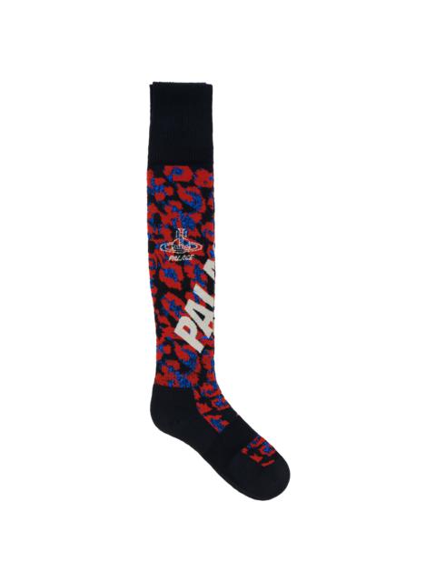 PALACE PALACE VIVIENNE WESTWOOD SOCKS PINK LEOPARD
