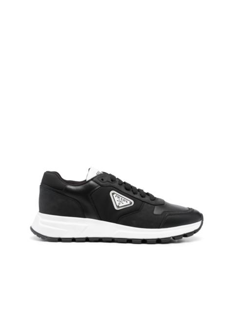 Prada logo-plaque low-top sneakers