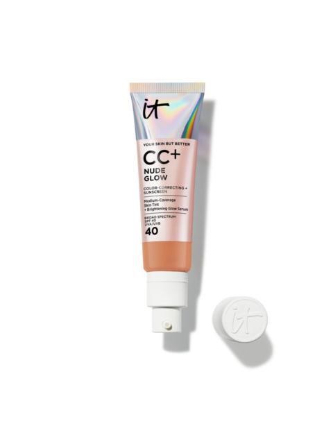 IT Cosmetics CC+ Nude Glow Lightweight Foundation + Glow Serum with SPF 40