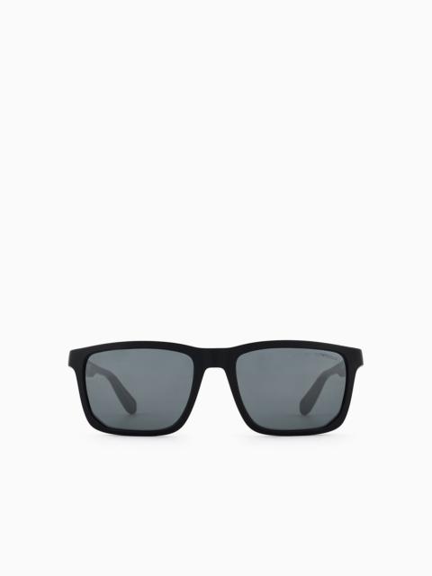 EMPORIO ARMANI Men’s rectangular sunglasses