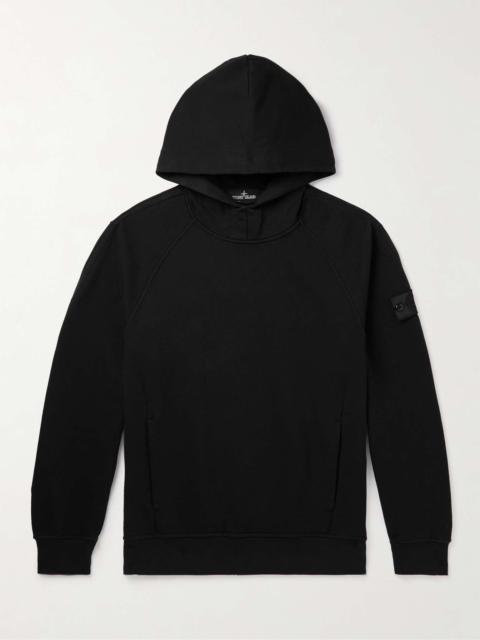 Logo-Appliquéd Cotton-Jersey Hoodie