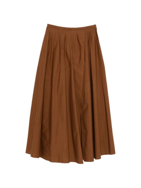 forte_forte pleated midi skirt