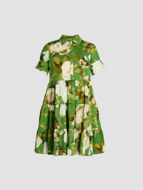 SHORT SLEEVE MINI SHIRT DRESS