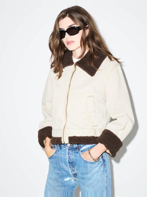 RE/DONE Aviator Jacket - Quiet Khaki