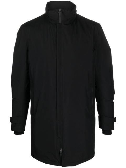 Laminar high-neck parka