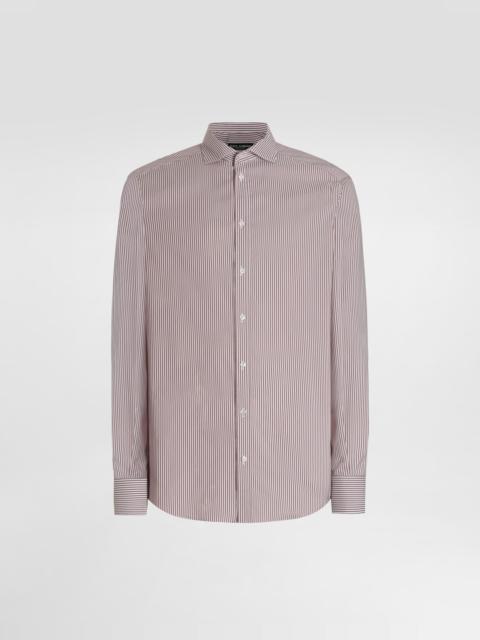 Dolce & Gabbana Striped cotton martini shirt