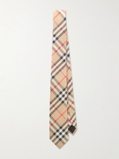 Burberry Archive Checked Silk-Twill Tie