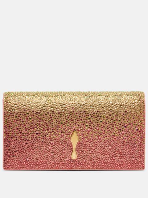 Christian Louboutin Bettina Small embellished leather clutch