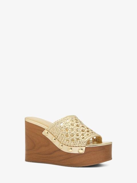 MICHAEL KORS Mayes Woven Wedge Sandal