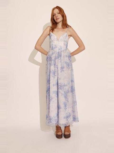 BARDOT Elias Printed Maxi Dress In Baby Blue Floral