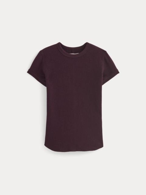 EVERLANE SHRUNKEN TEE IN COZY WAFFLE