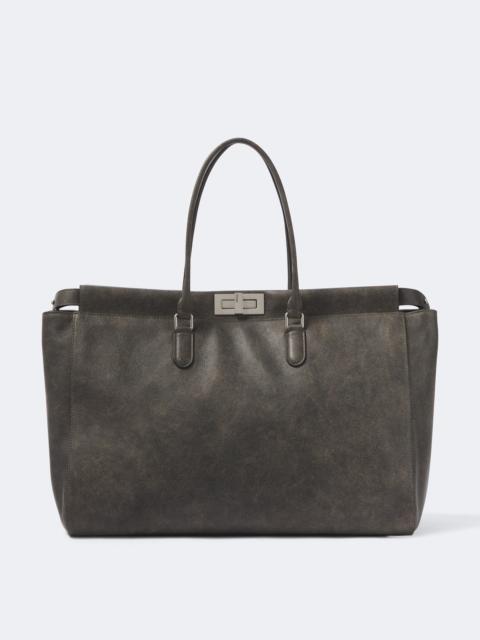 FENDI Peekaboo® Large leather tote bag