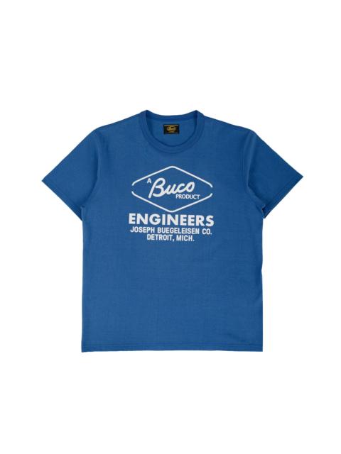 The Real McCoys BC26001 Buco Tee / Buco Engineers Royal Blue