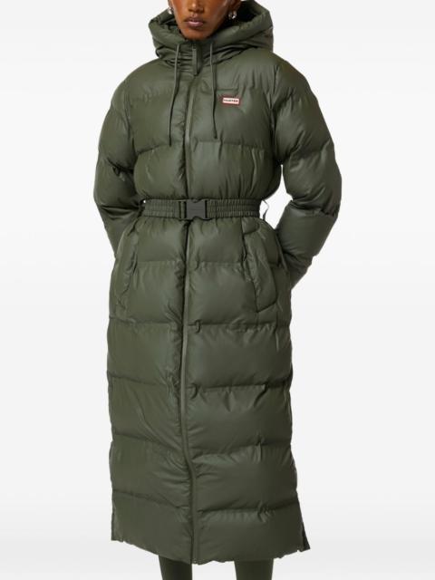 HUNTER Hutchison belt-fastening oversized coat