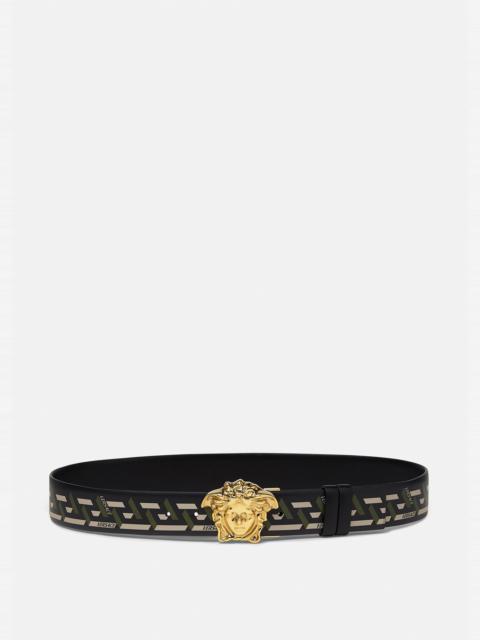 VERSACE La Medusa La Greca Reversible Belt