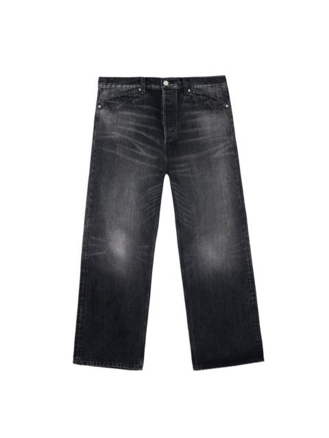 BRAIN DEAD Type 00 13.2oz Selvedge Denim Pant - Washed Black