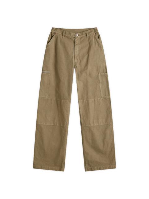 MM6 Maison Margiela MM6 Maison Margiela Straight Leg Canvas Trouser