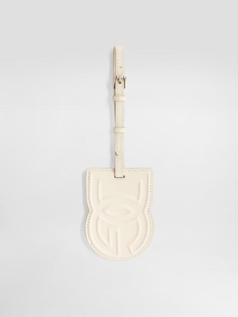 Dolce & Gabbana Calfskin keychain with dg logo