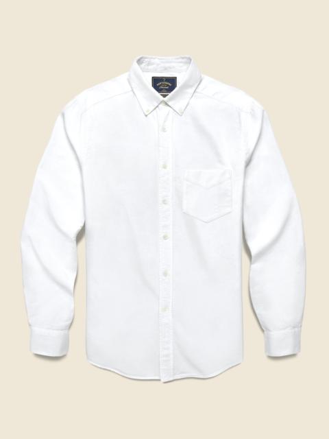 Portuguese Flannel Belavista Oxford Shirt - White