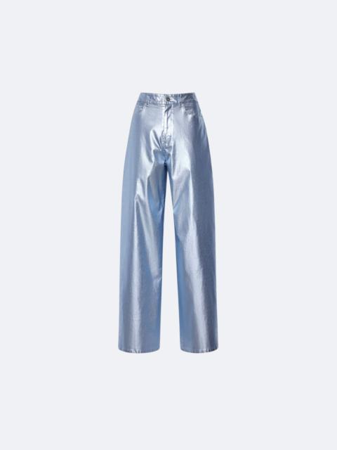 LAPOINTE Metallic Denim Slouchy Pant