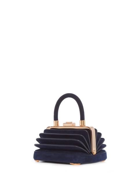 GABRIELA HEARST Mini Diana Bag in Navy Suede