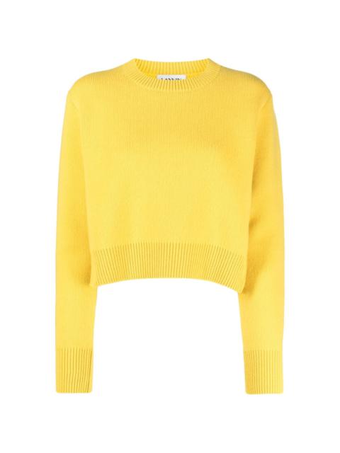cashmere-wool blend jumper