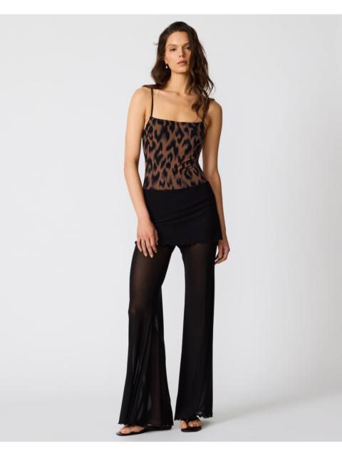 STEVE MADDEN STATIC LEOPARD ONE PIECE SWIMSUIT