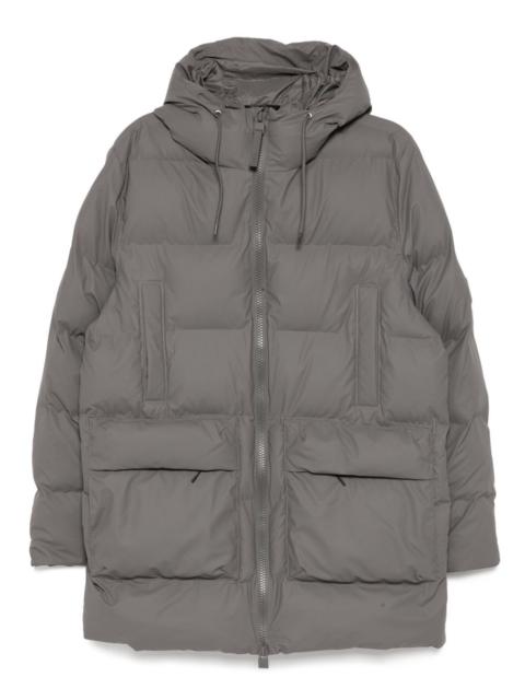 RAINS logo-patch jacket