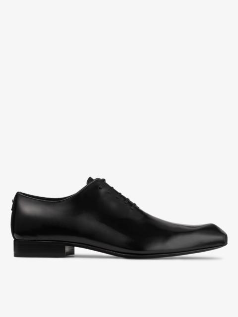 JIMMY CHOO Prism Lace Up
Black Leather Lace-Up Shoes