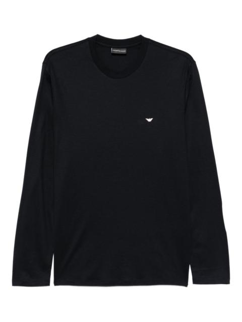 EMPORIO ARMANI logo long-sleeve T-shirt